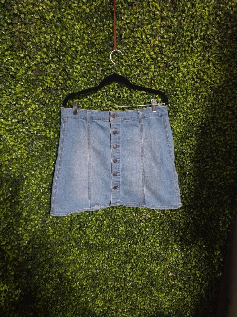 Mossimo Supply Co. Light Blue Denim Mini Skirt